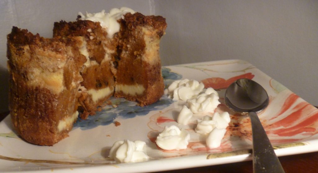 cheesecake carrot cake bread pudding